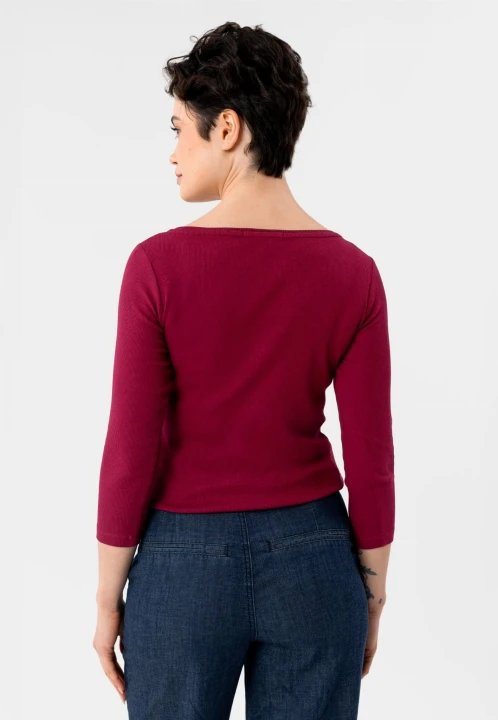 Longsleeve w prążek L-NEVRA, rozmiar XXL