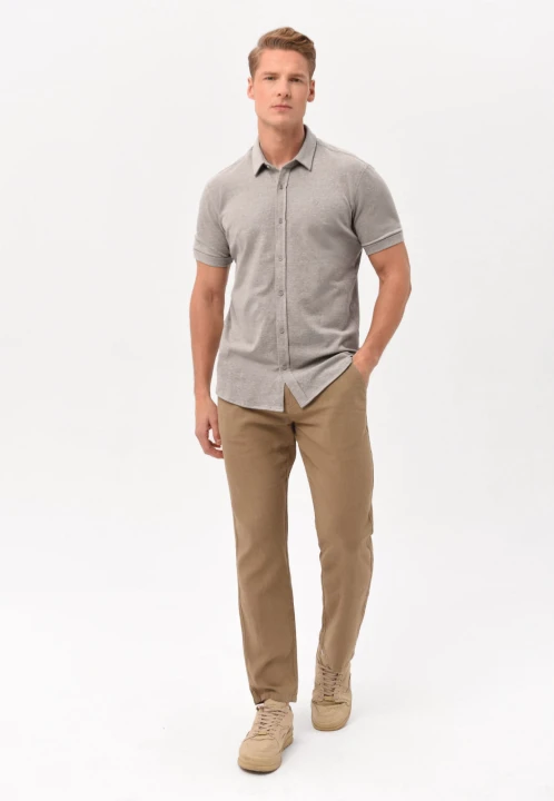Koszula z krótkim rękawem, Slim Fit, C-XEWIR, rozmiar M