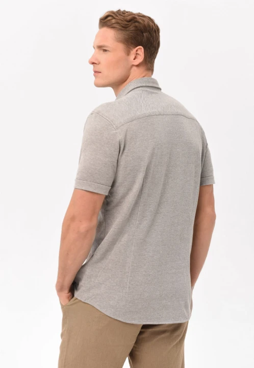 Koszula z krótkim rękawem, Slim Fit, C-XEWIR, rozmiar M