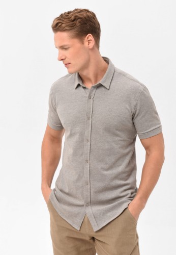Koszula z krótkim rękawem, Slim Fit, C-XEWIR, rozmiar XXL