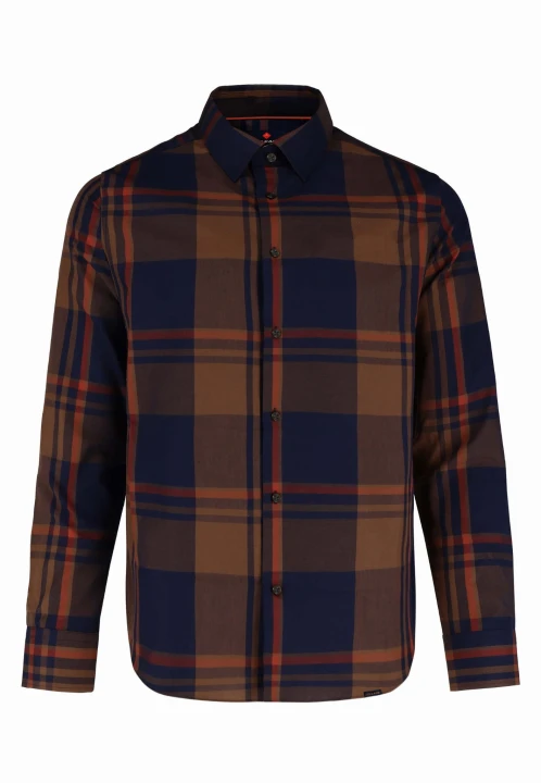 Koszula w kratę, Slim Fit, K-JOSE, rozmiar M