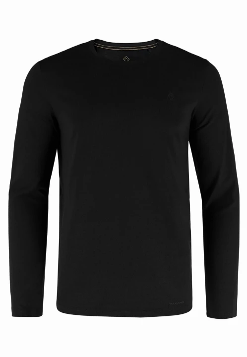 Czarny longsleeve L-HALS, rozmiar 5XL