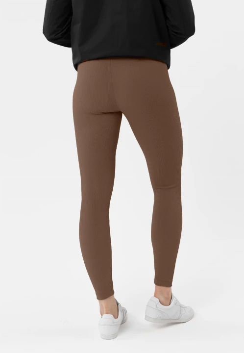 Prążkowane legginsy N-LISBONA, rozmiar L