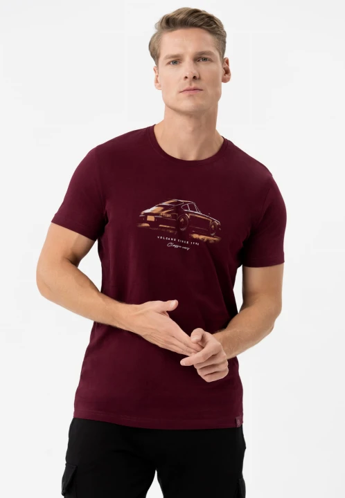 T-shirt z nadrukiem T-SINGER, rozmiar XXL