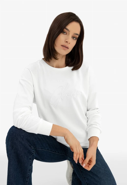Bluza z napisem B-GLOW, rozmiar M