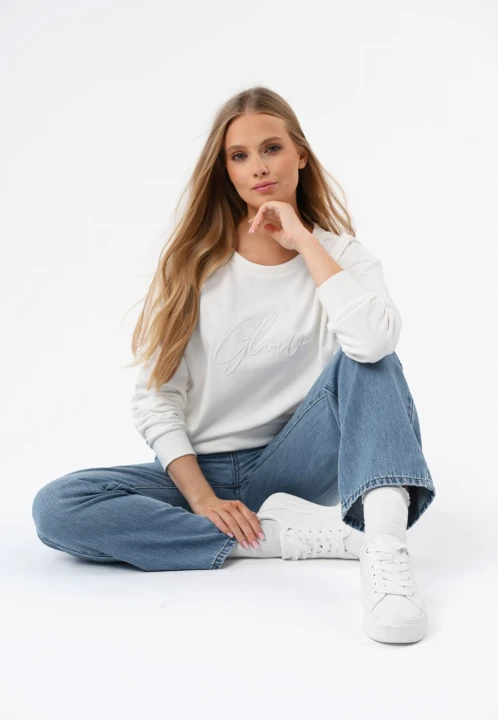 Bluza z napisem B-GLOW, rozmiar S