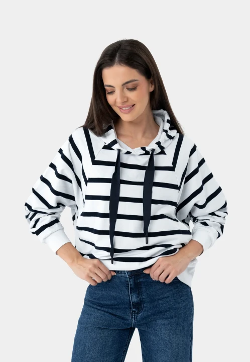 Bluza oversize z kapturem B-AIKA, rozmiar L