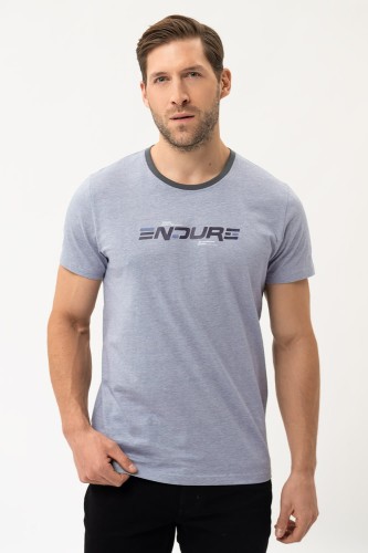 T-shirt w sportowym stylu T-ENDE, rozmiar M