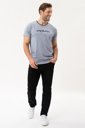 T-shirt w sportowym stylu T-ENDE, rozmiar M