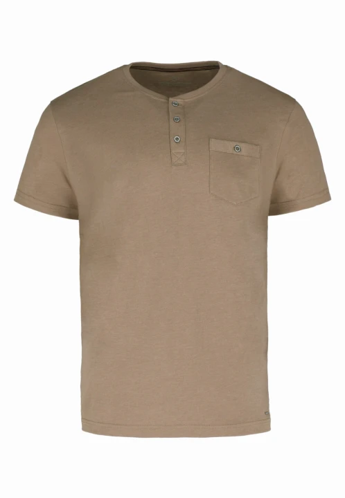T-shirt z dekoltem na guziki T-WARU, rozmiar XXL