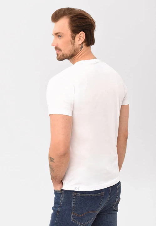 T-shirt z nadrukiem T-FLUX, rozmiar L