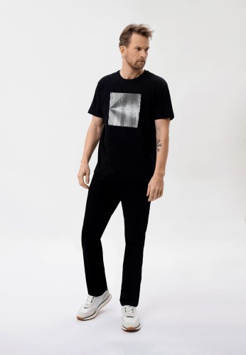 Koszulka z nadrukiem, Comfort Fit, T-VIBES, rozmiar S