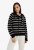 Bluza w paski z kapturem B-KIRA, rozmiar XS