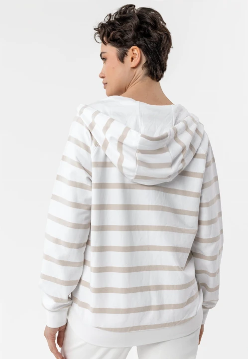Bluza w paski z kapturem B-KIRA, rozmiar XXL