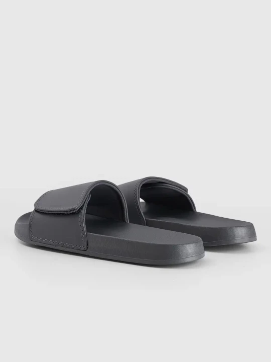 Klapki sportowe na basen plażę unisex szare 4F : Kolor - Szary, Rozmiar obuwia - 38