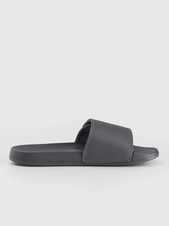 Klapki sportowe na basen plażę unisex szare 4F : Kolor - Szary, Rozmiar obuwia - 38