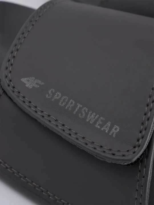 Klapki sportowe na basen plażę unisex szare 4F : Kolor - Szary, Rozmiar obuwia - 38