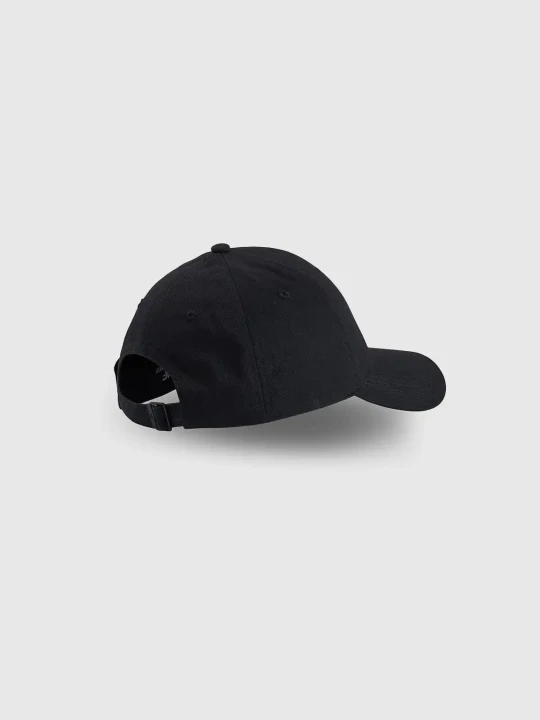Klasyczna czapka z daszkiem z małym logo unisex czarna 4F : Kolor - Czarny, Rozmiar odzieży - S/M