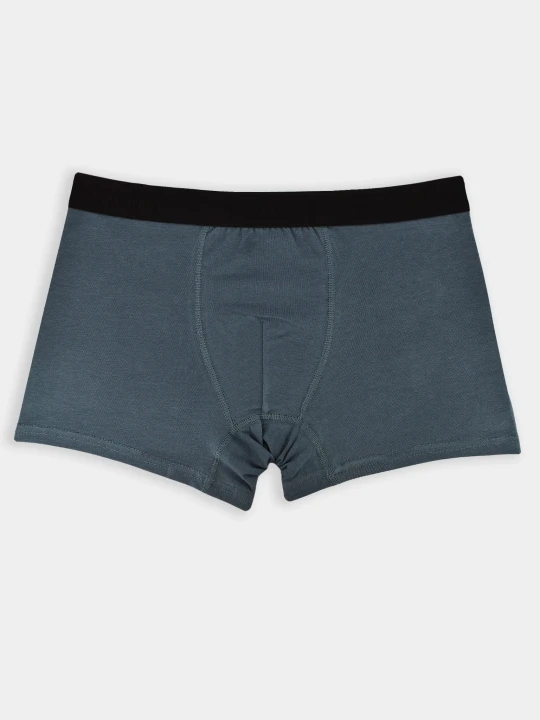 BOKSERKI GŁADKIE BB005 szary/melange XXL