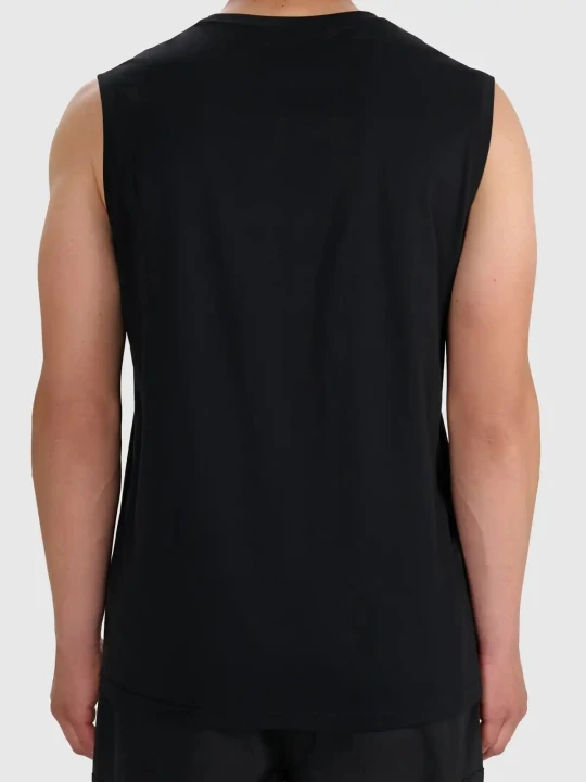 Koszulka t-shirt męski bez rękawków czarny 4F : Kolor - Czarny, Rozmiar odzieży - L