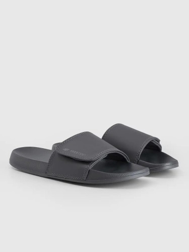 Klapki sportowe unisex szare 4F : Kolor - Szary, Rozmiar obuwia - 36