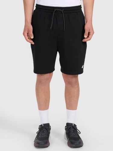 Spodenki dresowe krótkie szorty męskie czarne 4F : Kolor - Czarny, Rozmiar odzieży - 3XL