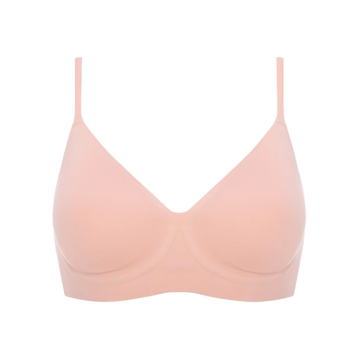 BIUSTONOSZ T-SHIRT BRA SIMPLE dark plum S