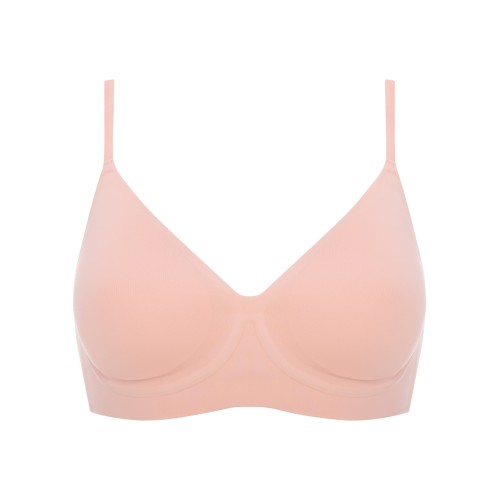 BIUSTONOSZ T-SHIRT BRA SIMPLE dark plum M