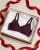 BIUSTONOSZ T-SHIRT BRA SIMPLE dark plum M