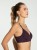 BIUSTONOSZ T-SHIRT BRA SIMPLE dark plum M