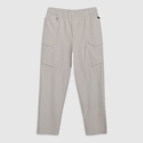 Spodnie sportowe casual tkaninowe męskie szare 4F : Kolor - Szary, Rozmiar odzieży - 3XL