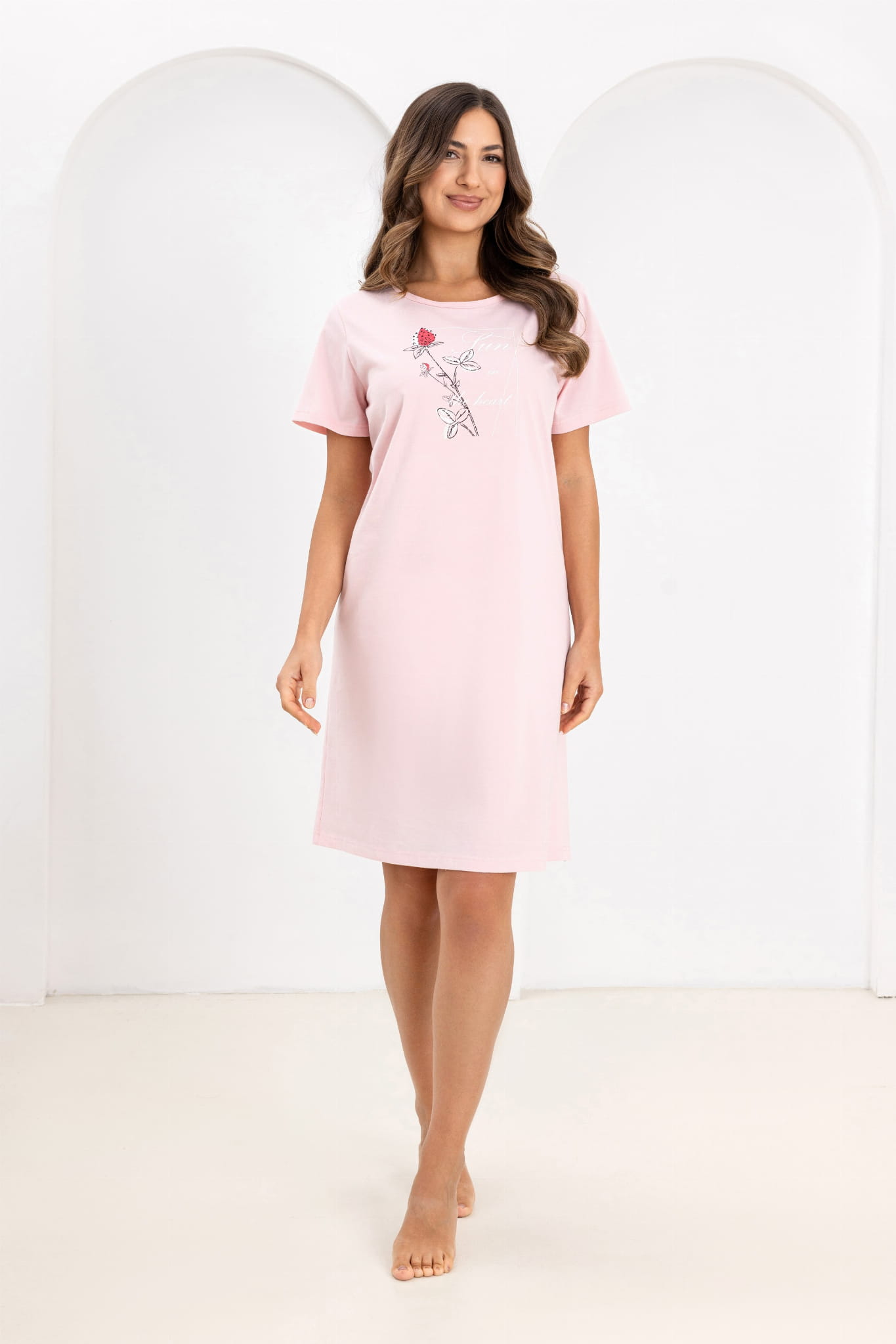 KOSZULA DAMSKA 172 KR R.2XL-4XL różowy 4XL
