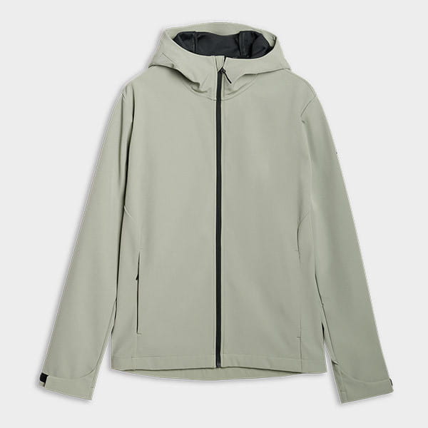 Kurtka softshell męska oliwkowa 4F membrana 5000