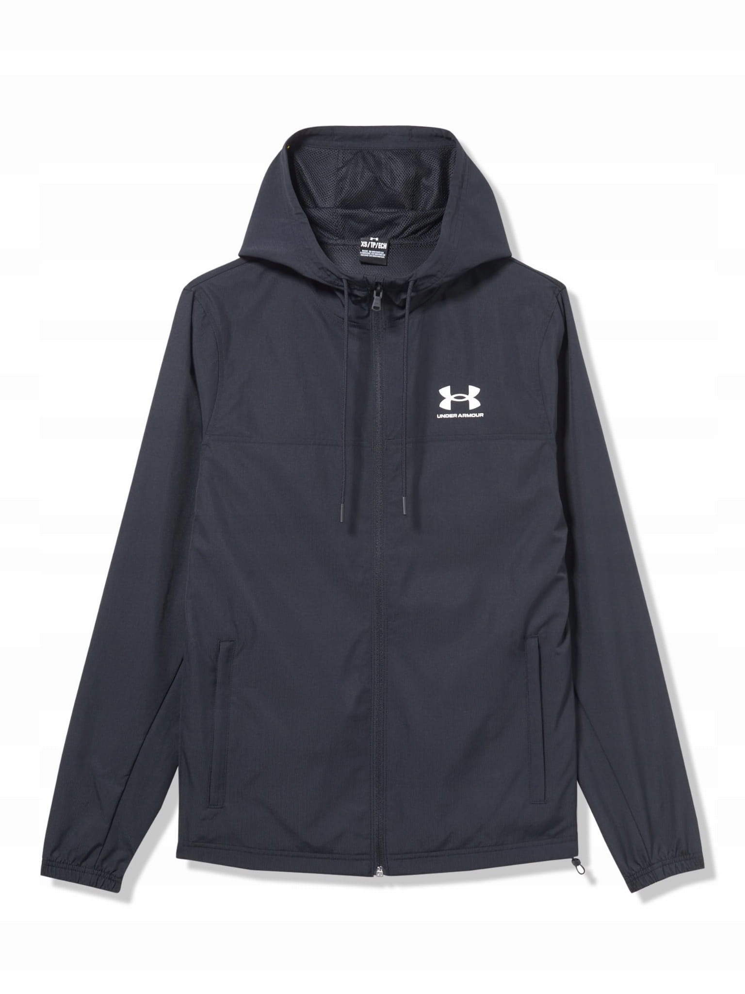 Kurtka wiatrówka męska czarna Under Armour : Kolor - Czarny, Rozmiar odzieży - L