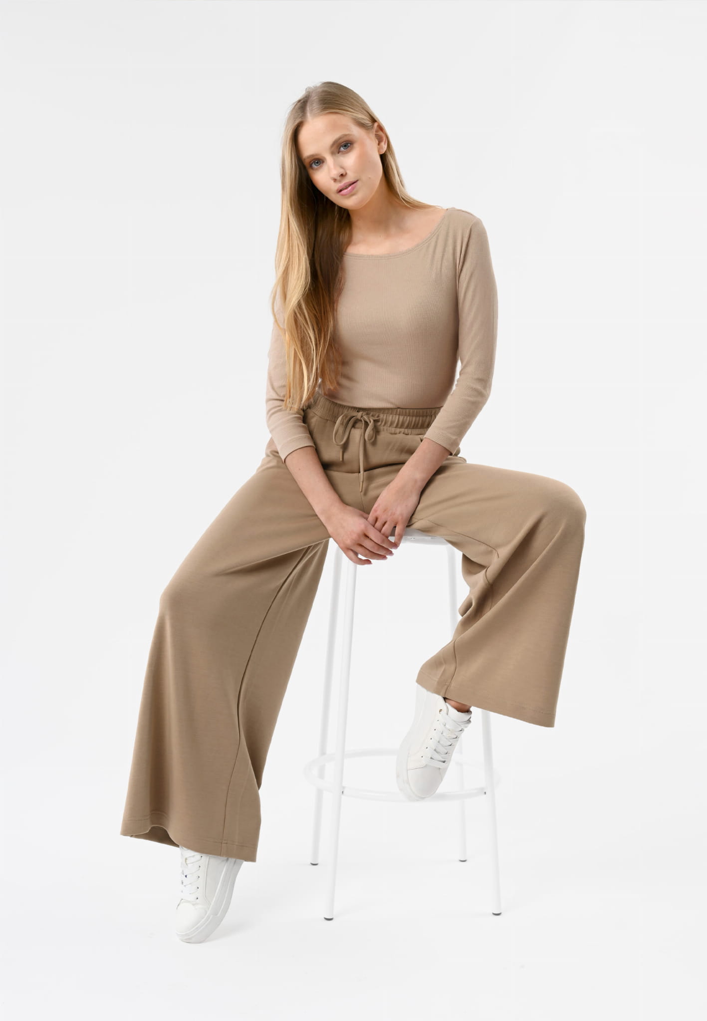 Longsleeve w prążek L-NEVRA, rozmiar M