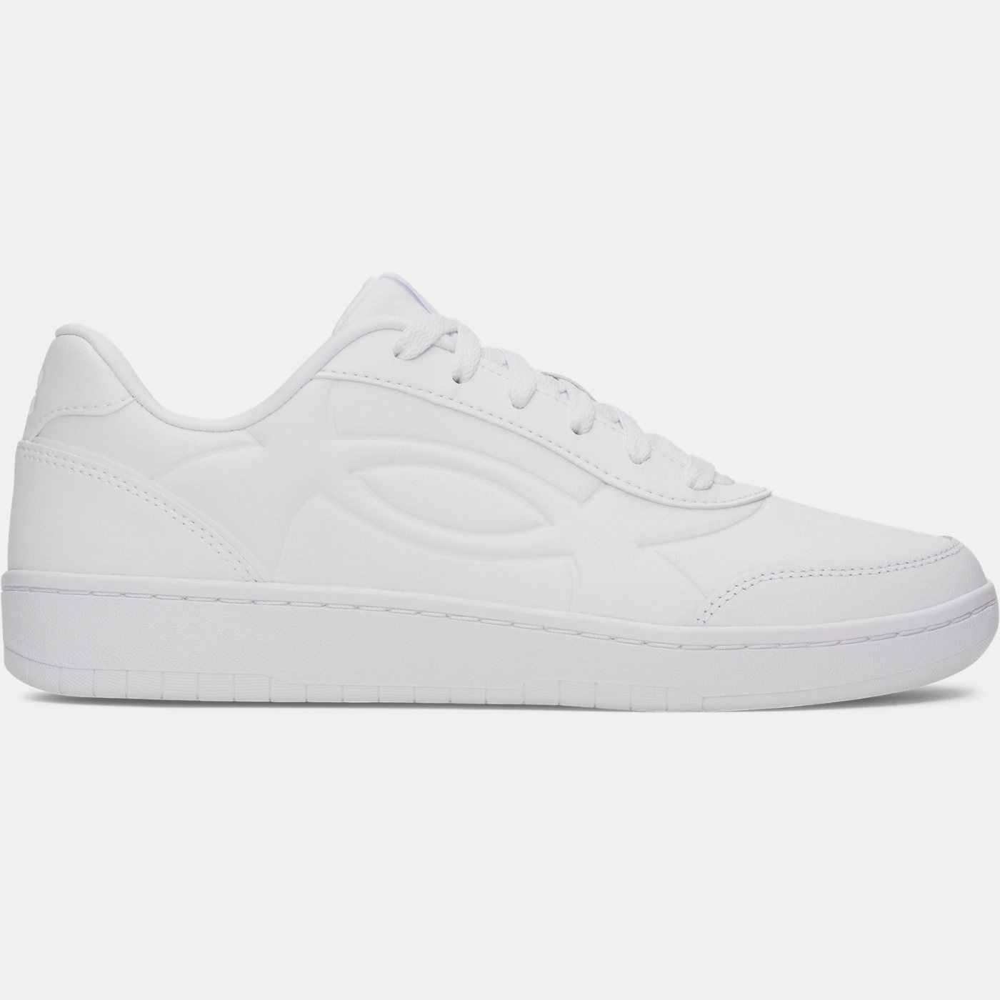 Buty sportowe casualowe skórzane męskie białe Under Armour UA Tempo : Kolor - Biały, Rozmiar - 45