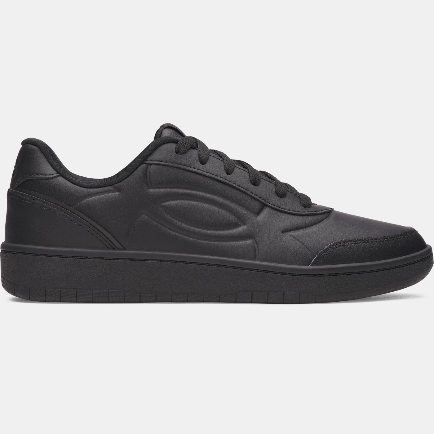 Buty sportowe casualowe skórzane męskie czarne Under Armour UA Tempo : Kolor - Czarny, Rozmiar - 42
