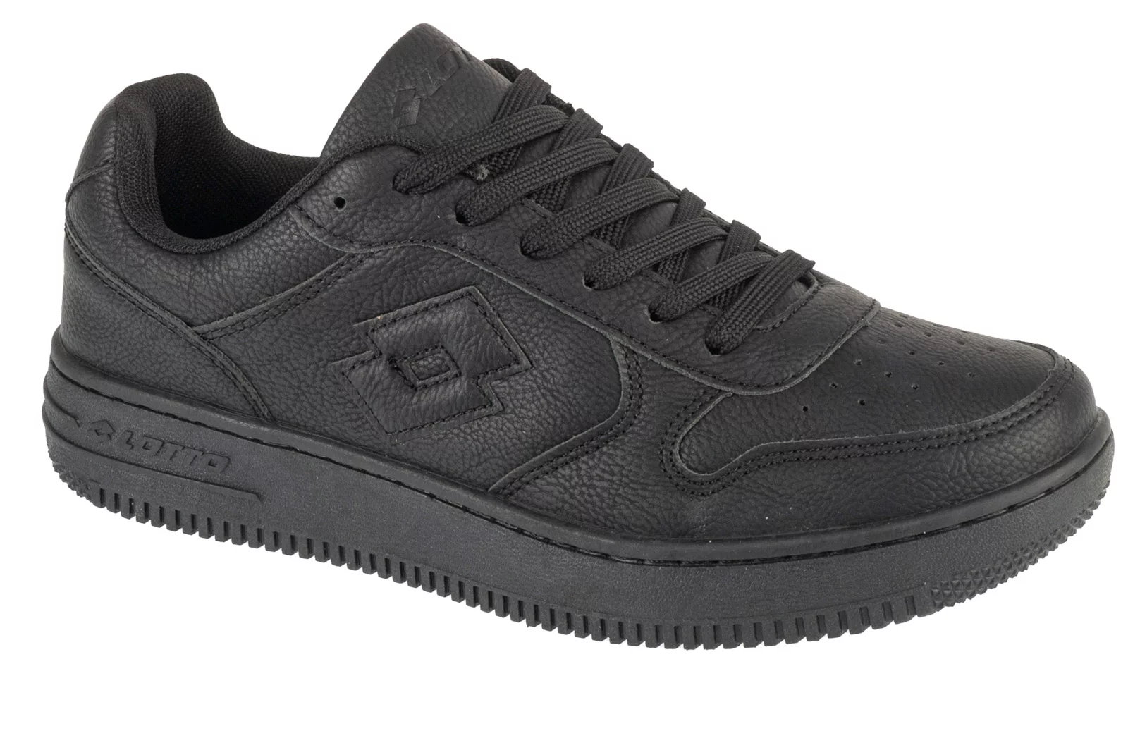 Buty sneakersy damskie męskie Lotto Paliot czarny : Kolor - Czarny, Rozmiar - 44