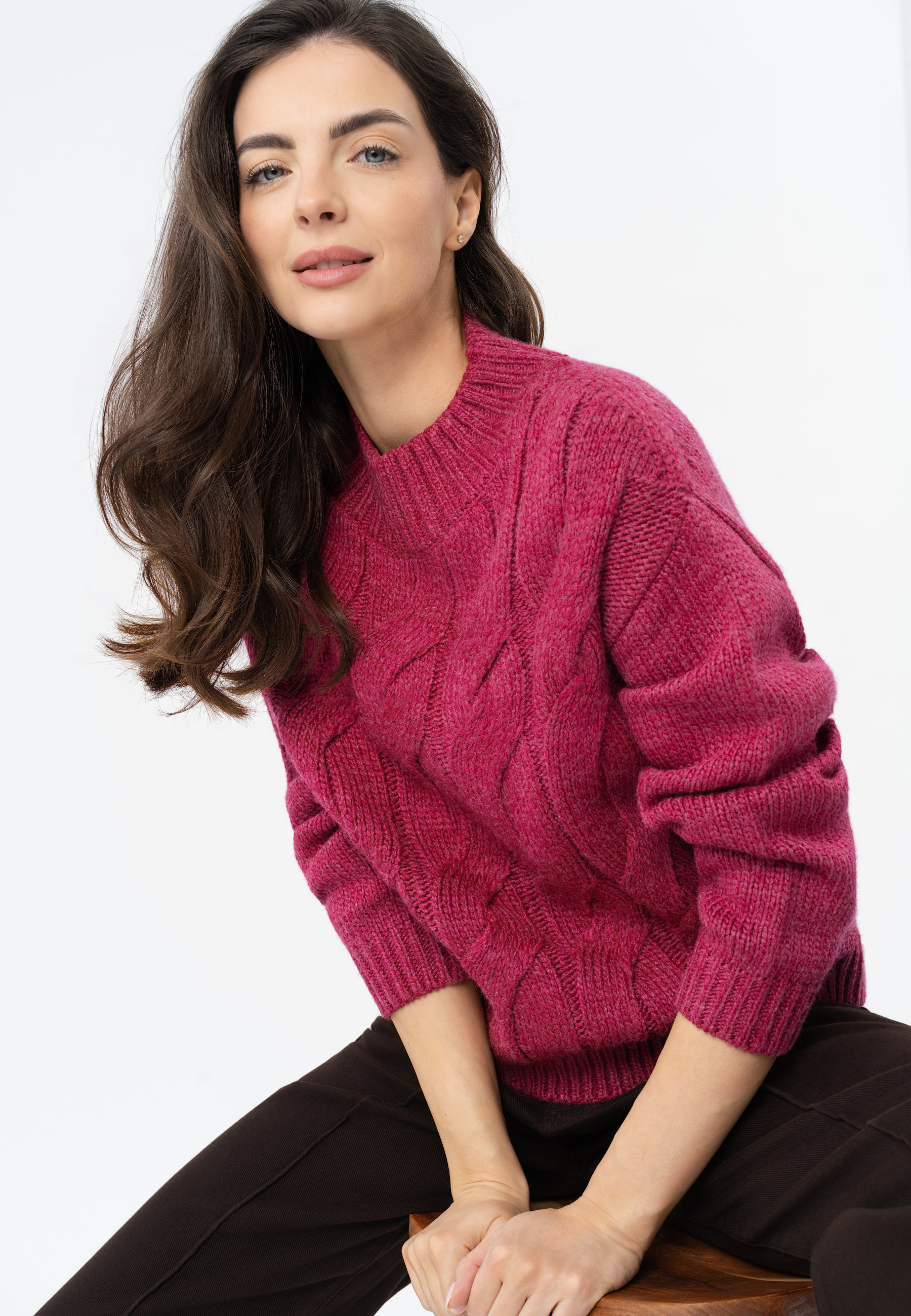 Sweter S-TAMINA, rozmiar L, L03121_W27_401M